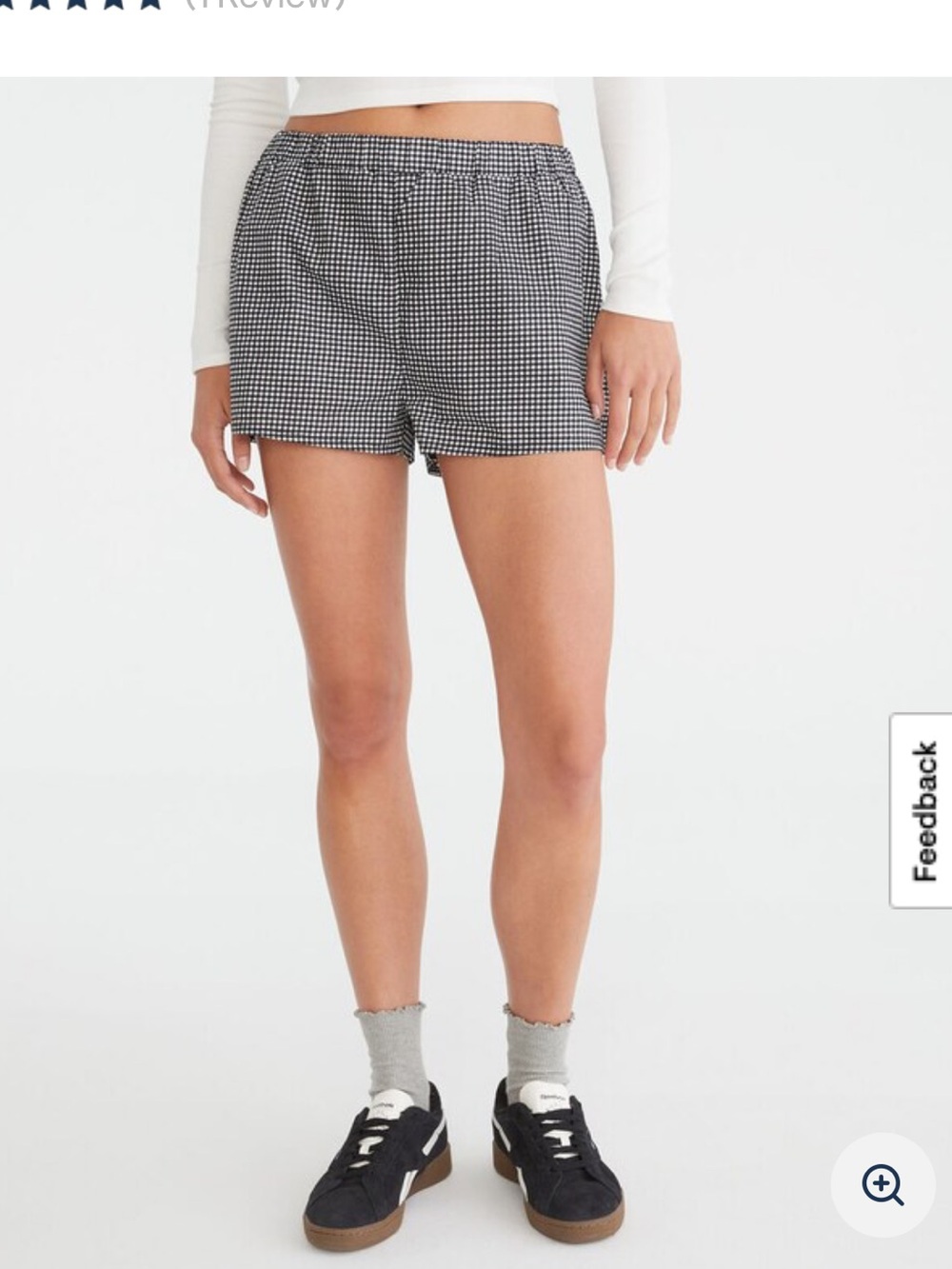 Aeropostale Black and White Gingham checkered Women’s Shorts XL Summer Spring
